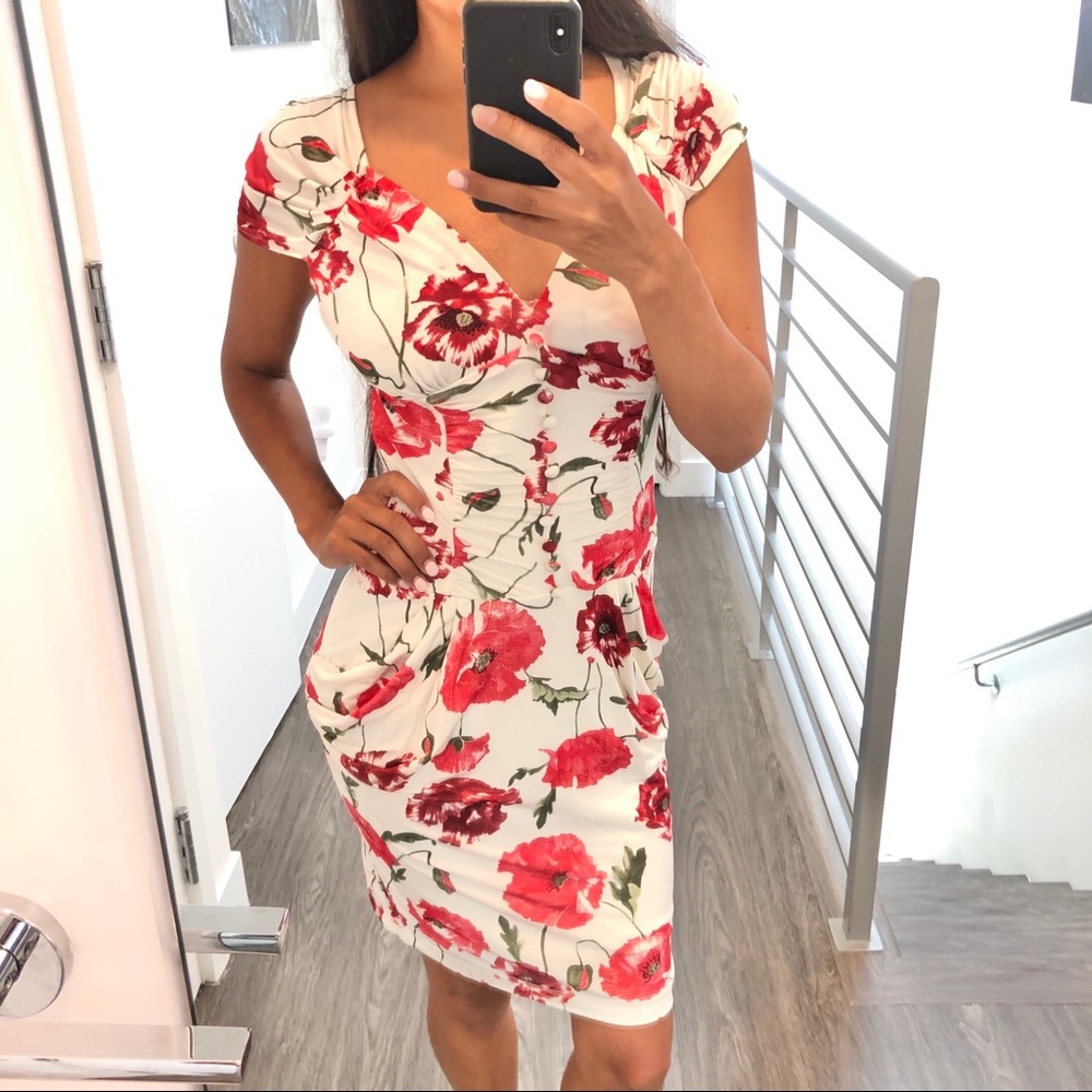 [Boutique] FLORAL DRESS (S)